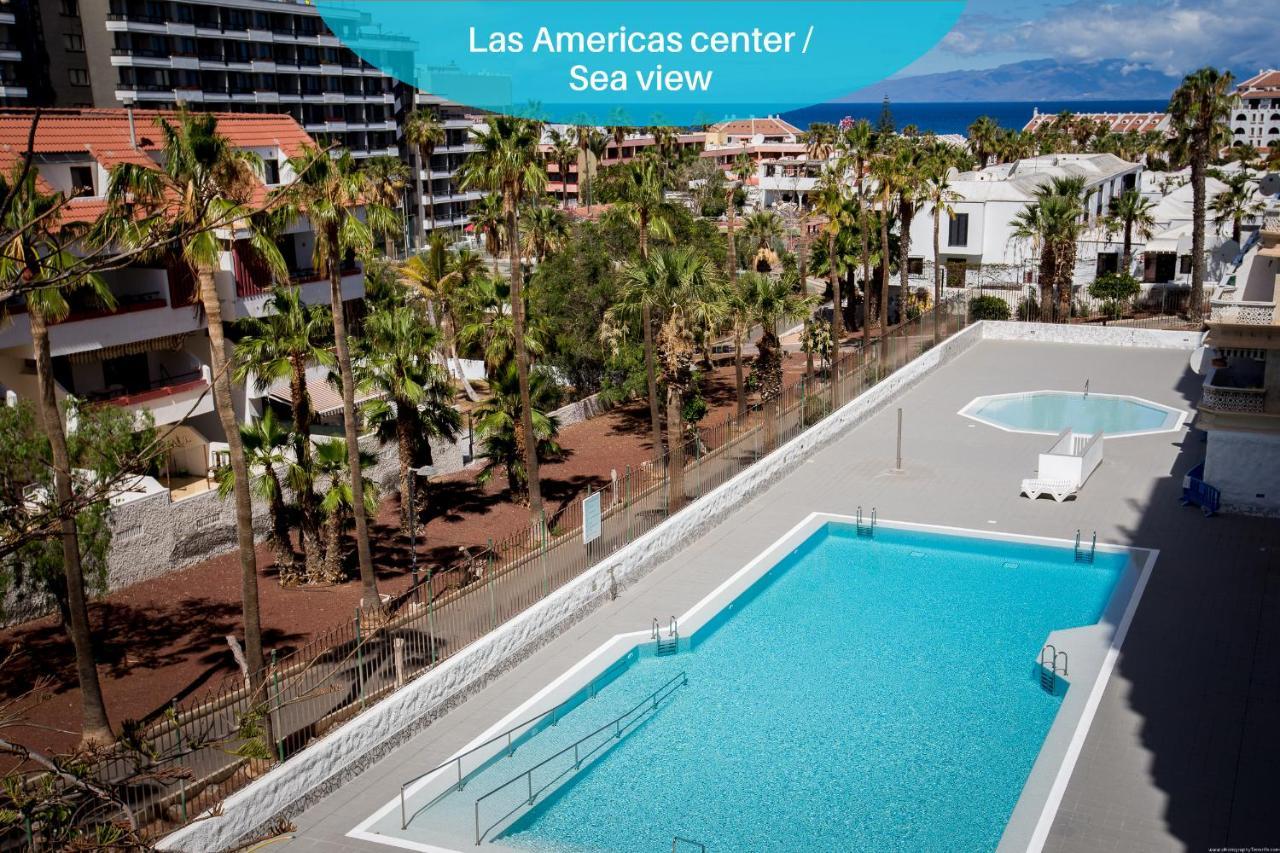 GO2TENERIFE Apart'Zebra Pool&Sea view Playa de las Américas Exterior foto